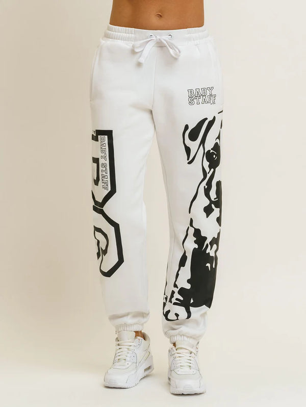 Babystaff Puppy Sweatpants White