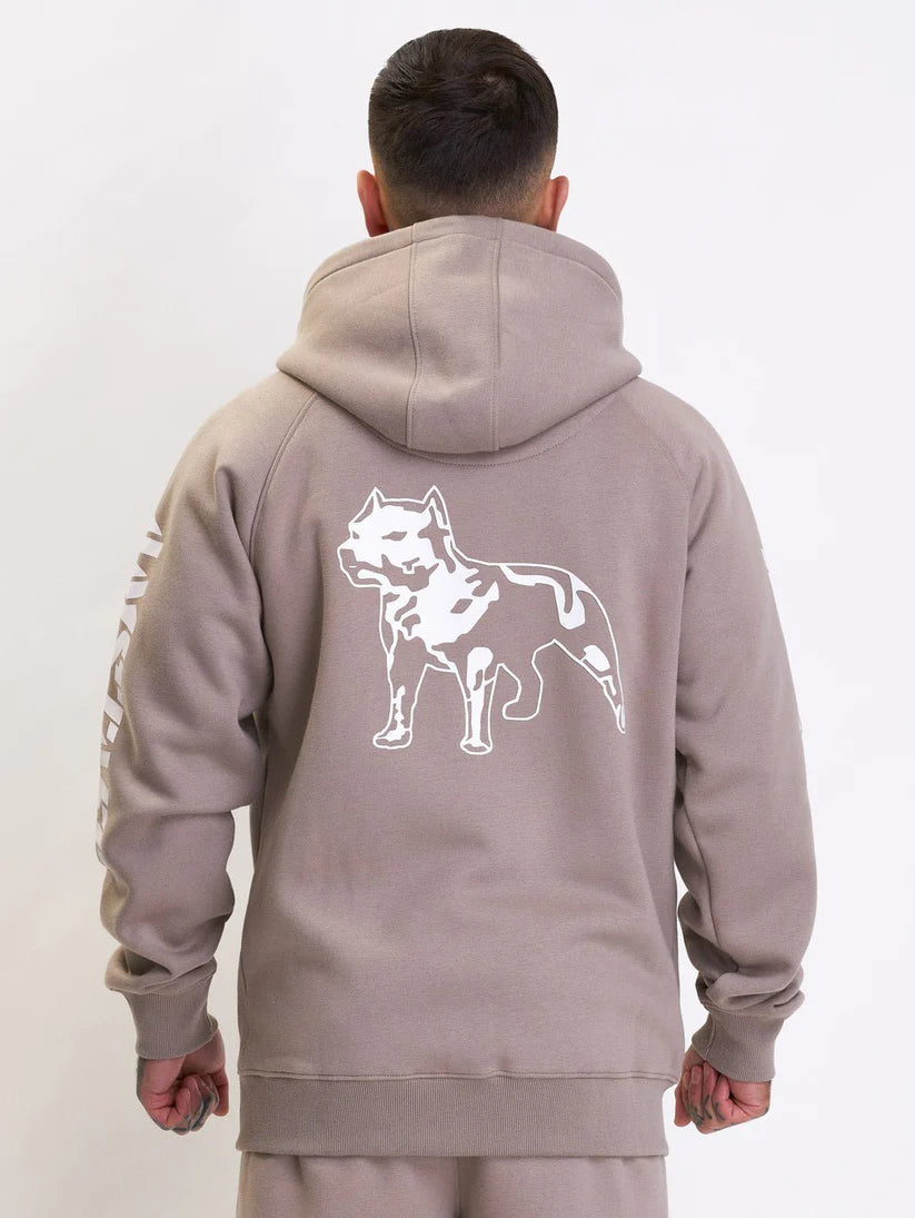 Amstaff Zip-Hoodie Logo 2.0 Taupe