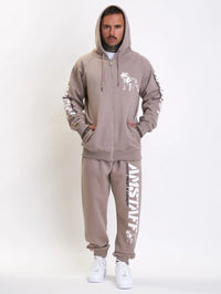 Amstaff Zip-Hoodie Logo 2.0 Taupe