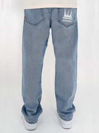 DADA Supreme Minimalist Loose Fit Jeans Light Blue - Soulsideshop