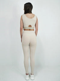 Chamakam Organic Sport Bra Emperador Beige - Soulsideshop