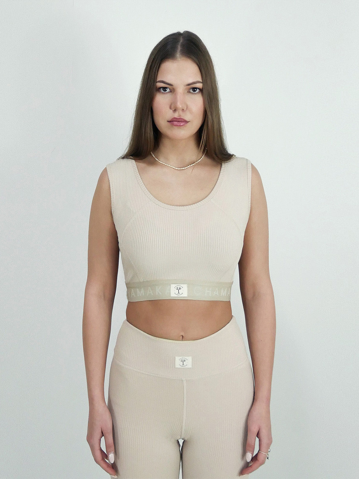 Chamakam Organic Sport Bra Emperador Beige - Soulsideshop