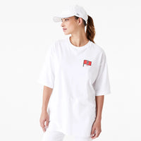 New Era Boston Red Sox MLB Burger Graphic Oversized T-Shirt White - Soulsideshop