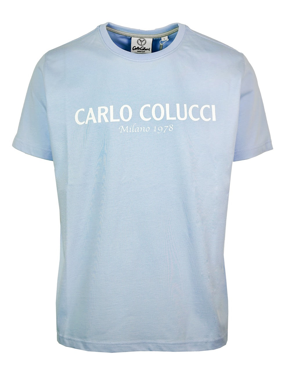 Carlo Colucci T-Shirt Blue - Soulsideshop