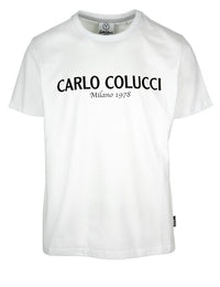 Carlo Colucci T-Shirt White - Soulsideshop
