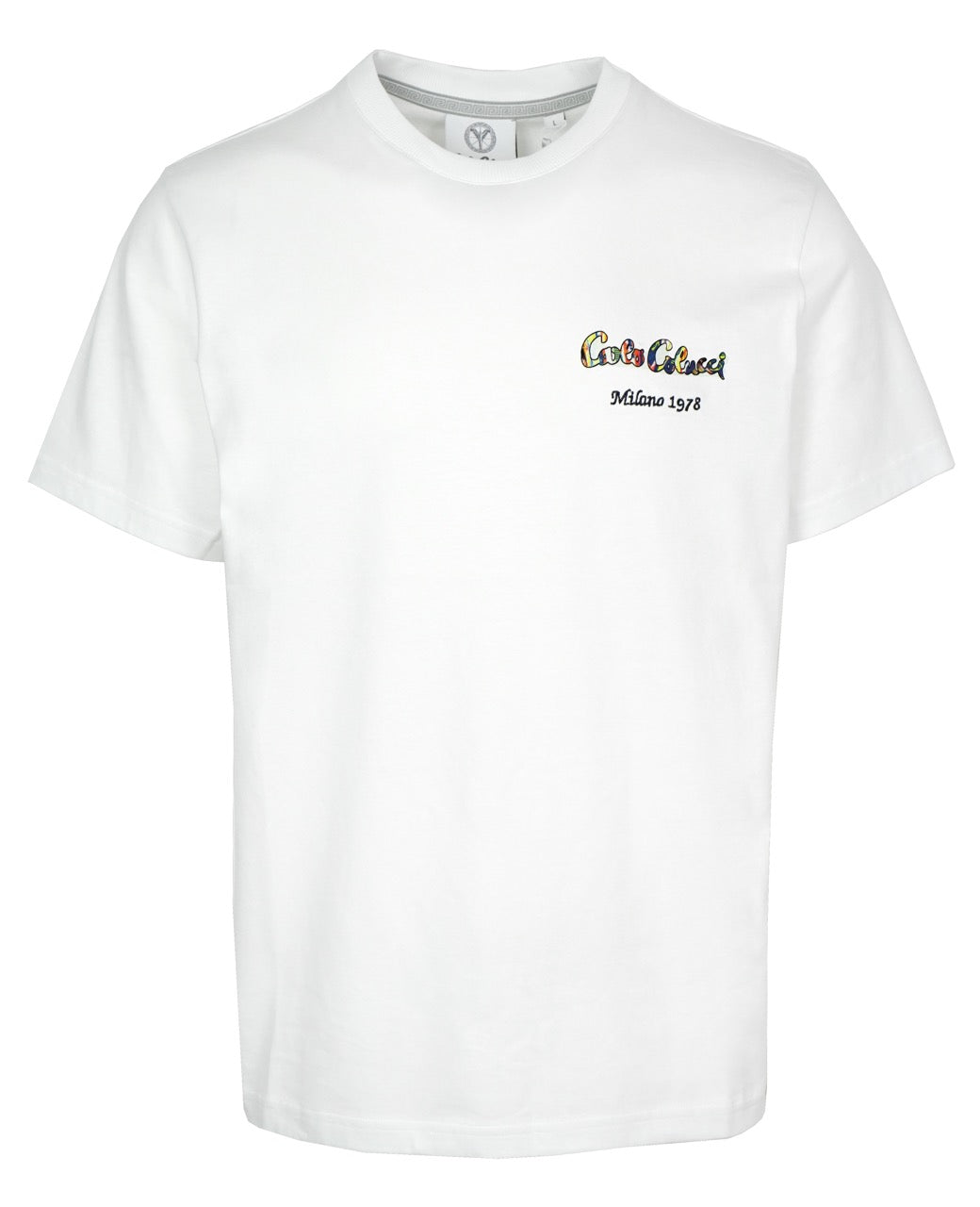 Carlo Colucci Milano Print T-Shirt White - Soulsideshop