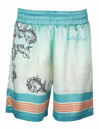 Carlo Colucci Gothik Optik Shorts Blue - Soulsideshop