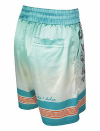 Carlo Colucci Gothik Optik Shorts Blue - Soulsideshop