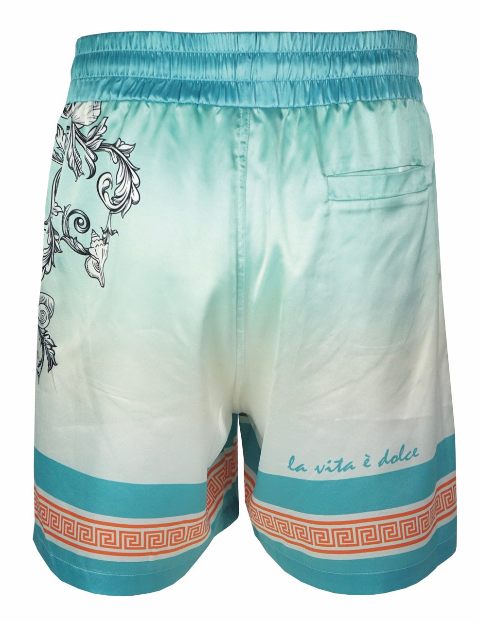 Carlo Colucci Gothik Optik Shorts Blue - Soulsideshop