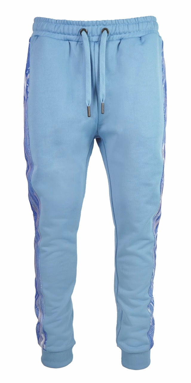 Carlo Colucci Cargo Sweatpants Blue
