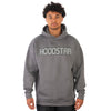Hoodstar Oversize Logo Hoodie Grey