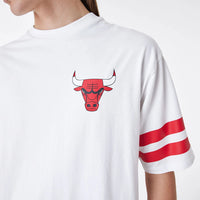 New Era Chicago Bulls NBA Arch Graphic Oversized T-Shirt White