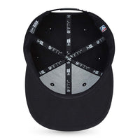 New Era Chicago Bulls NBA Black On Black 9FIFTY Snapback Cap Black - Soulsideshop