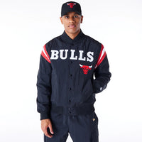 New Era Chicago Bulls NBA Panel Bomberjacke Black - Soulsideshop