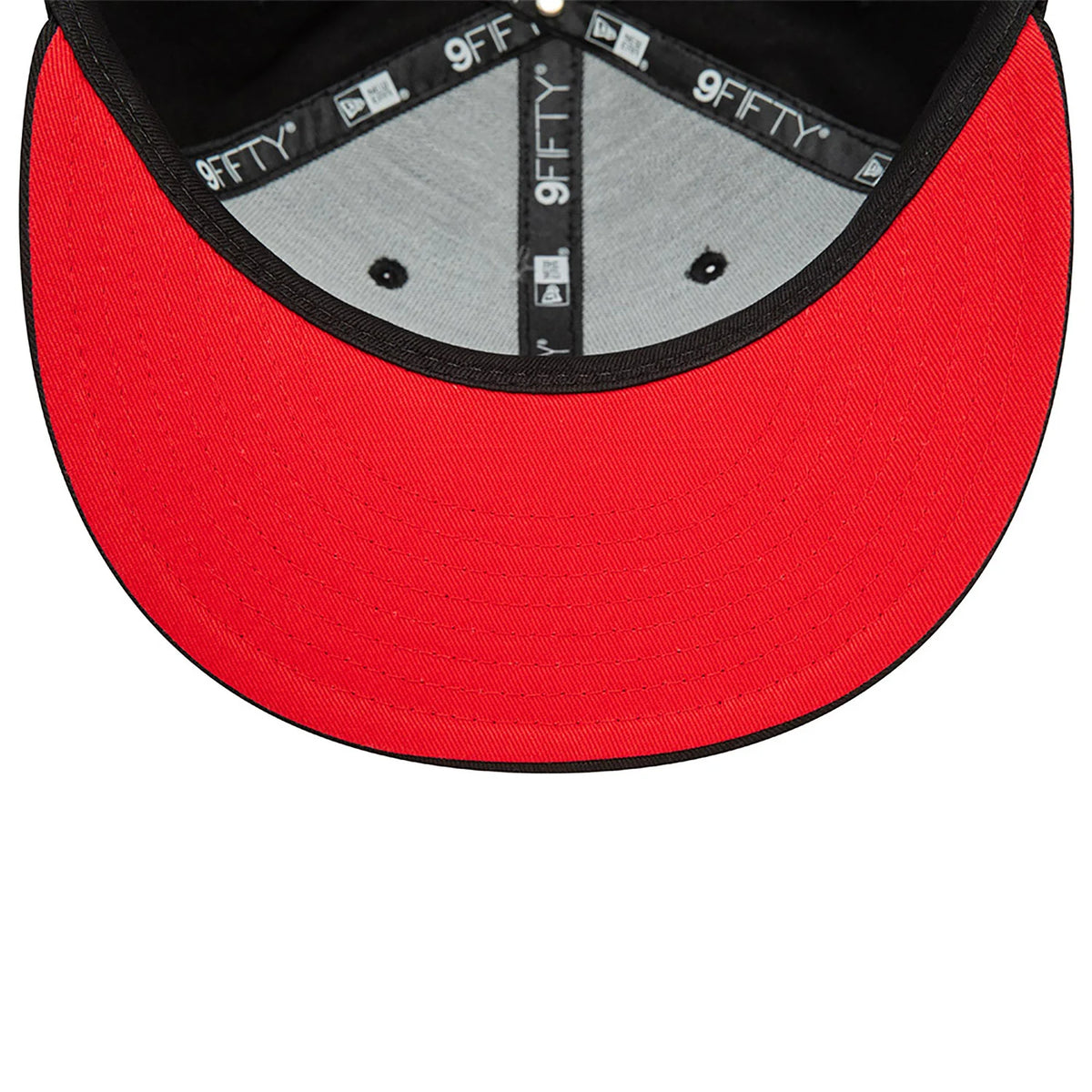 New Era Chicago Bulls NBA Rear Logo 9FIFTY Snapback Cap Black - Soulsideshop