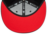 New Era Chicago Bulls NBA Rear Logo 9FIFTY Snapback Cap Black - Soulsideshop