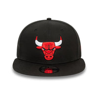 New Era Chicago Bulls NBA Rear Logo 9FIFTY Snapback Cap Black - Soulsideshop