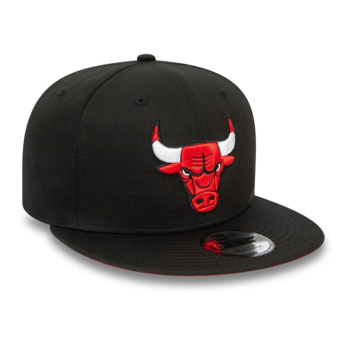 New Era Chicago Bulls NBA Rear Logo 9FIFTY Snapback Cap Black - Soulsideshop