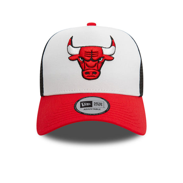New Era Chicago Bulls NBA 9FORTY A-Frame Trucker Cap Red - Soulsideshop