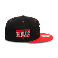 New Era  Chicago Bulls NBA Team Colour 9FIFTY Snapback Cap Black - Soulsideshop