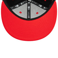 New Era  Chicago Bulls NBA Team Colour 9FIFTY Snapback Cap Black - Soulsideshop