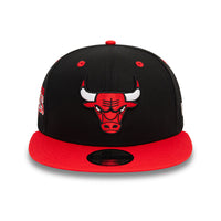 New Era  Chicago Bulls NBA Team Colour 9FIFTY Snapback Cap Black - Soulsideshop