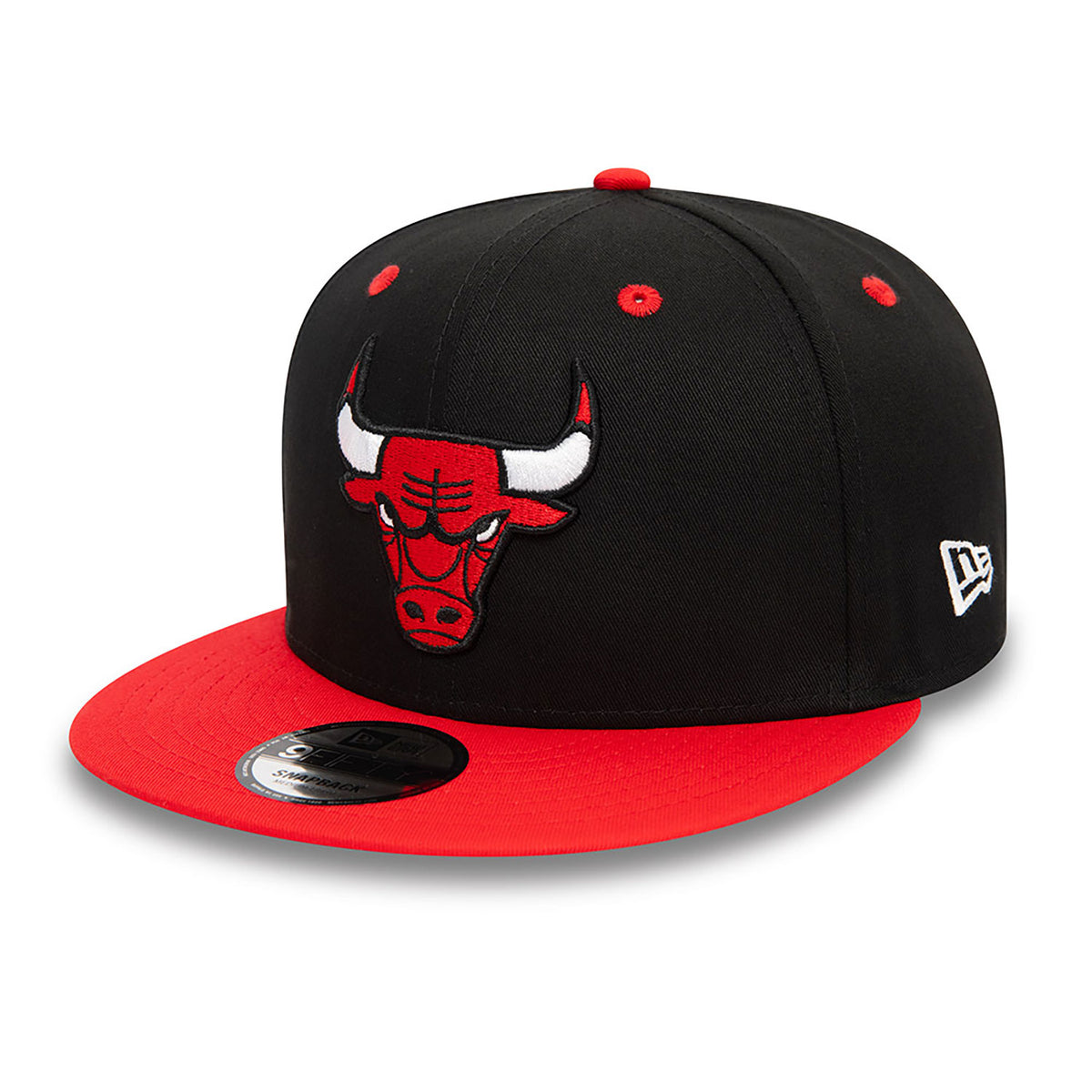 New Era  Chicago Bulls NBA Team Colour 9FIFTY Snapback Cap Black - Soulsideshop