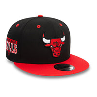 New Era  Chicago Bulls NBA Team Colour 9FIFTY Snapback Cap Black - Soulsideshop