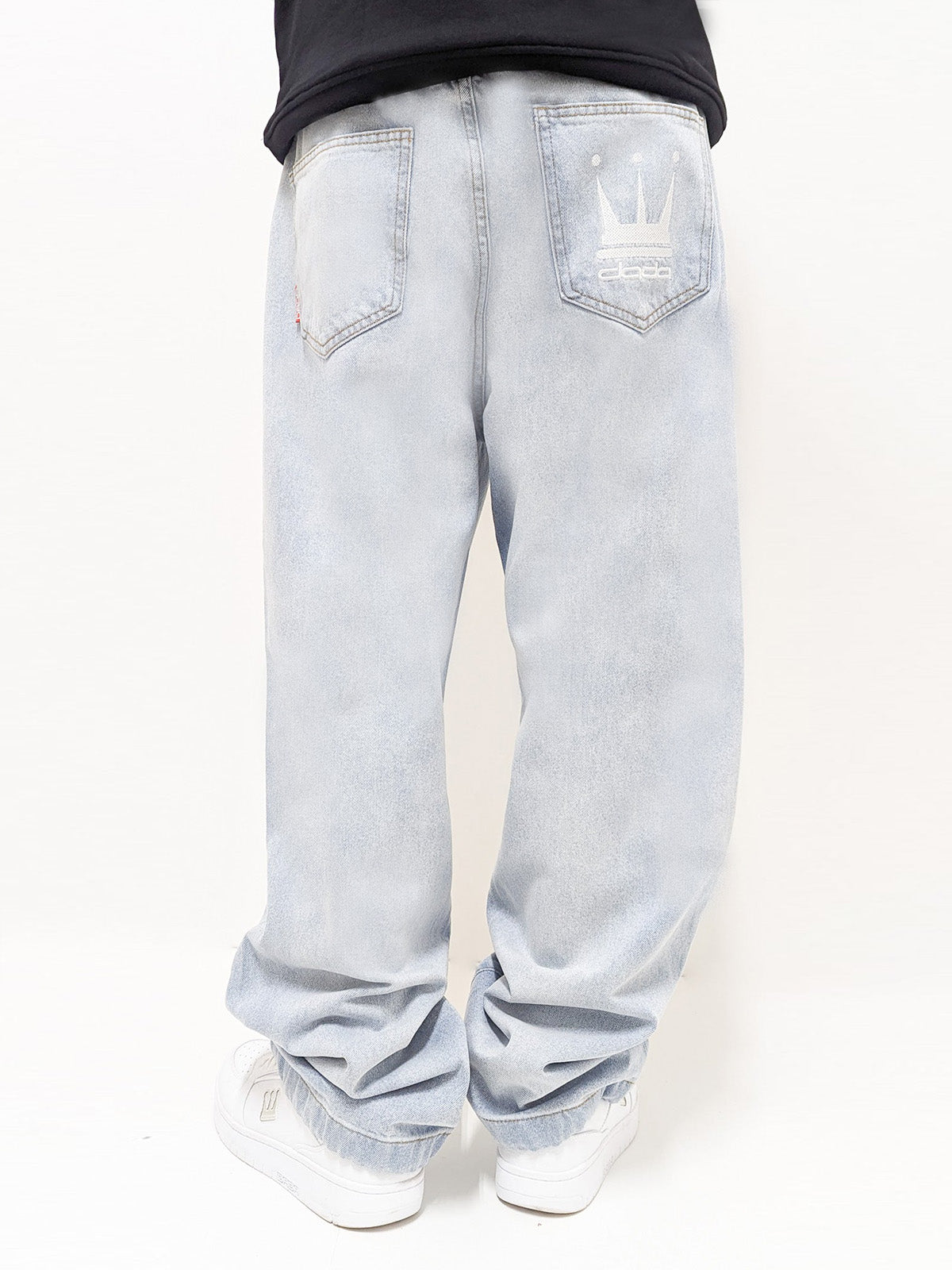 DADA Supreme Supreme Baggy Fit Jeans Light Blue - Soulsideshop