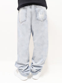 DADA Supreme Supreme Baggy Fit Jeans Light Blue - Soulsideshop