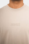 Dropsize Heavy HD Front Logo T-Shirt Stone