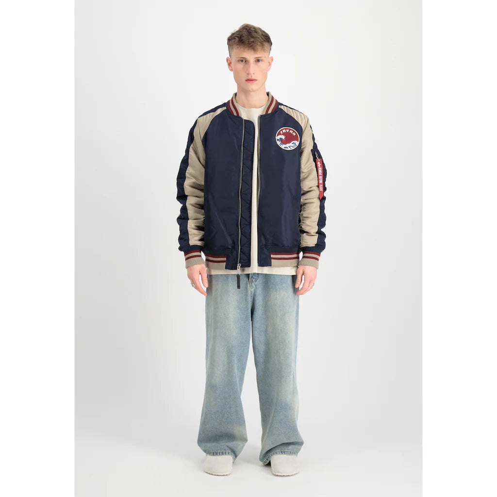 Alpha Industries Japan Warrior Souvenir Jacket Ultra Navy