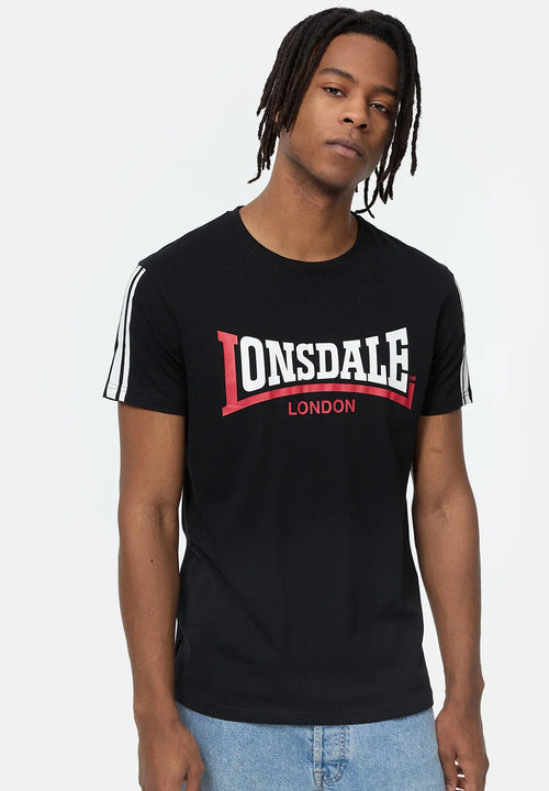 Lonsdale Elphin T-Shirt Black - Soulsideshop