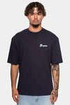 Dropsize Heavy Grow Rich T-Shirt Washed Navy