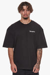 Dropsize Heavy Oversize Make Money T-Shirt Black