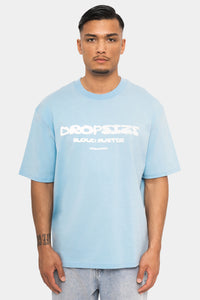 Dropsize Heavy Cloud Buster T-Shirt Baby Blue