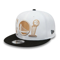 New era Golden State Warriors NBA Ring Ceremony 9FIFTY Snapback Cap White/ Black