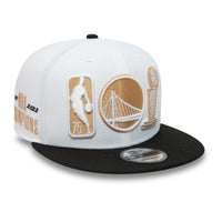 New era Golden State Warriors NBA Ring Ceremony 9FIFTY Snapback Cap White/ Black