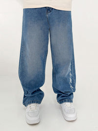 DADA Supreme Supreme Baggy Fit Jeans Blue - Soulsideshop