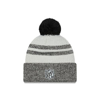 New Era NFL Las Vegas Raiders  Pom Knit Beanie Grey