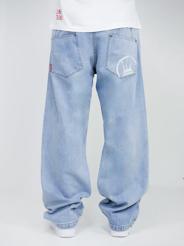 DADA Supreme Freedom Baggy Fit Jeans Light Blue - Soulsideshop