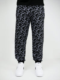 Dada Supreme All Over Sweatpants Black - Soulsideshop