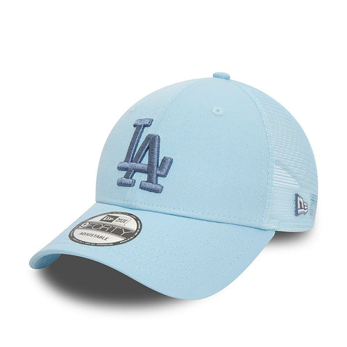 New Era LA Dodgers Home Field 9FORTY Trucker Cap Pastellblaue - Soulsideshop