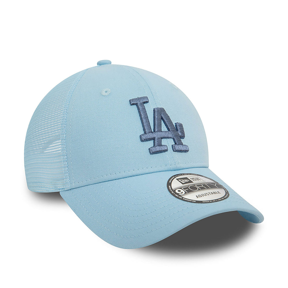 New Era LA Dodgers Home Field 9FORTY Trucker Cap Pastellblaue - Soulsideshop