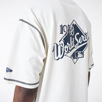 New Era LA Dodgers MLB World Series Oversized T-Shirt Creme White