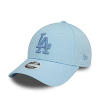 New Era LA Dodgers Metallic Damen 9FORTY Verstellbare Cap Pastellblaue - Soulsideshop