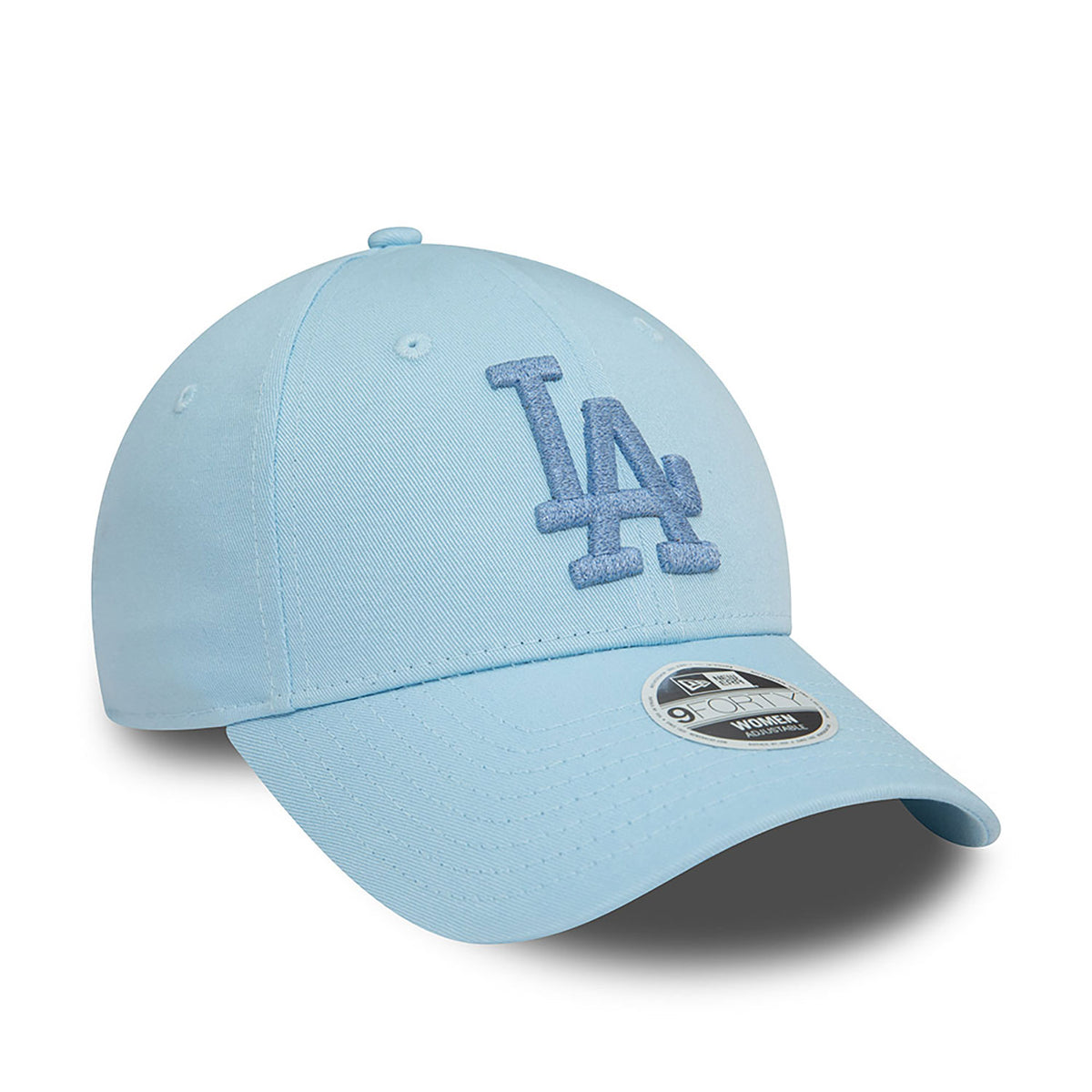New Era LA Dodgers Metallic Damen 9FORTY Verstellbare Cap Pastellblaue - Soulsideshop