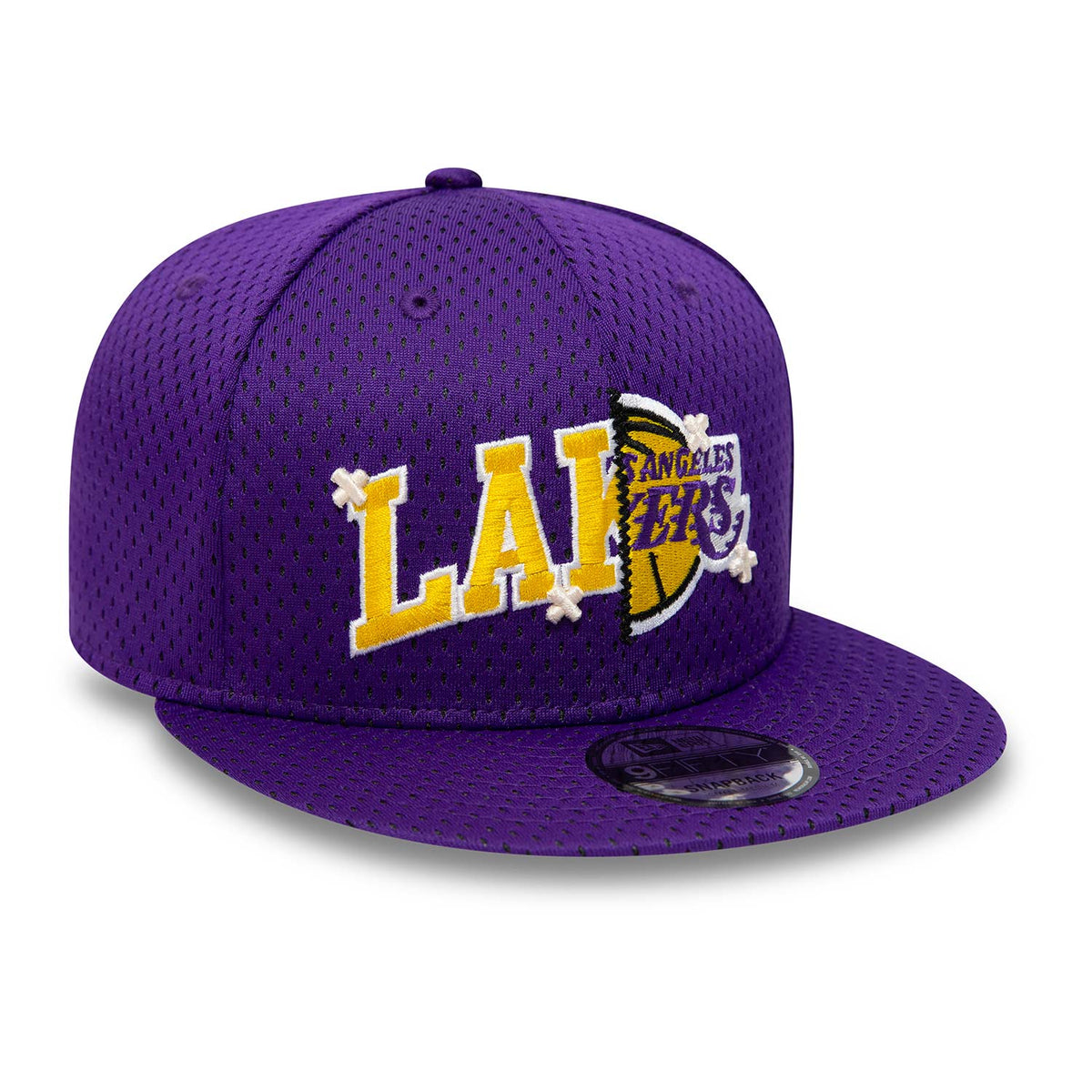 New Era LA Lakers 9FIFTY Stretch Mesh Snap Cap Purple