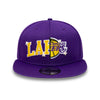 New Era LA Lakers 9FIFTY Stretch Mesh Snap Cap Purple