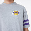 New Era LA Lakers NBA Arch Graphic Oversized T-Shirt Grey